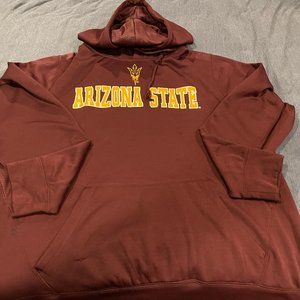 Arizona State Sun Devil Hoodie - Cotton - Size XL Maroon
